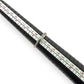 NZGD | 18ct White Gold Aureate Duo‑Diamond Band Ring Size N