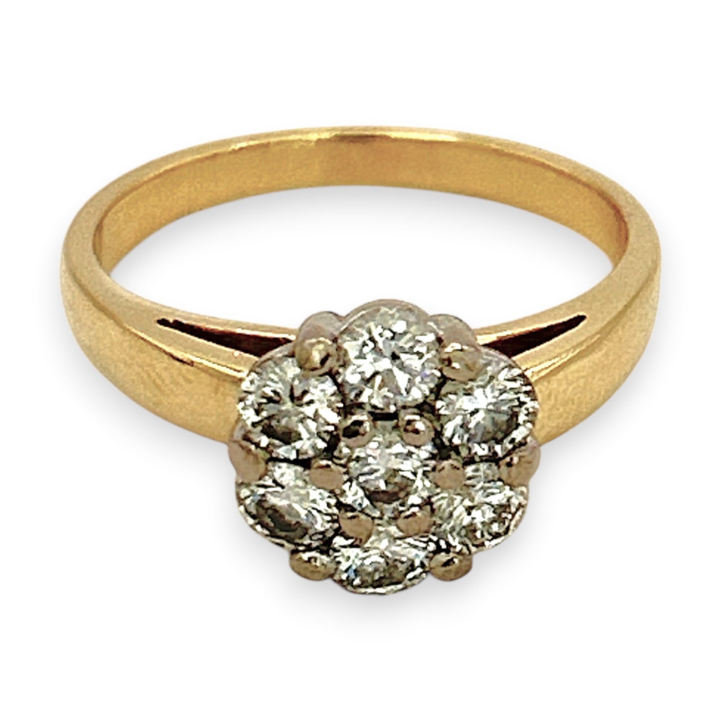 NZGD | 18ct Gold MICHAEL HILL Bloom Diamond Ring Valuation $6,000