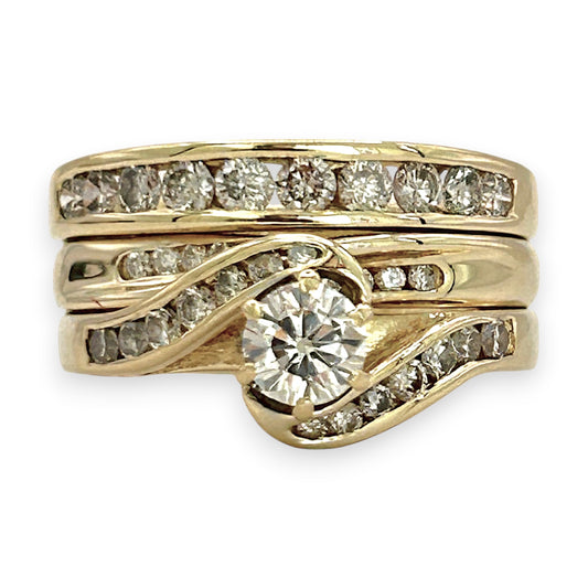 NZGD | 18ct Gold Imperial Trinity Bloom Ring Valuation $10,300