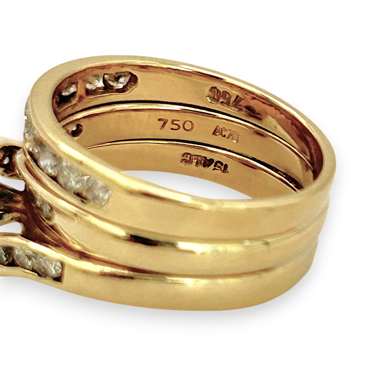 NZGD | 18ct Gold Imperial Trinity Bloom Ring Valuation $10,300