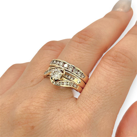 NZGD | 18ct Gold Imperial Trinity Bloom Ring Valuation $10,300