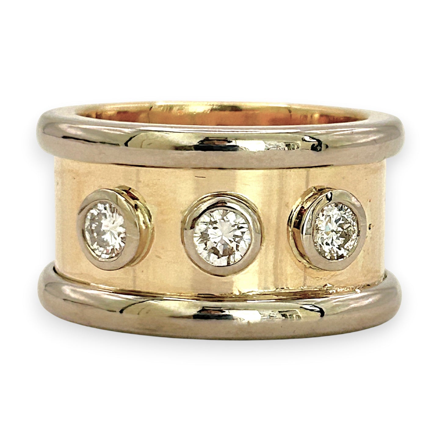NZGD | 18ct Y/W Gold Regal Horizon Ring Valuation $25,750