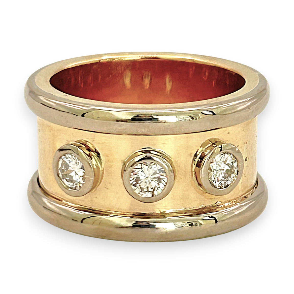 NZGD | 18ct Y/W Gold Regal Horizon Ring Valuation $25,750