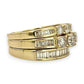 NZGD | 18ct Gold Radiant Trinity Crown Ring Valuation $10,700