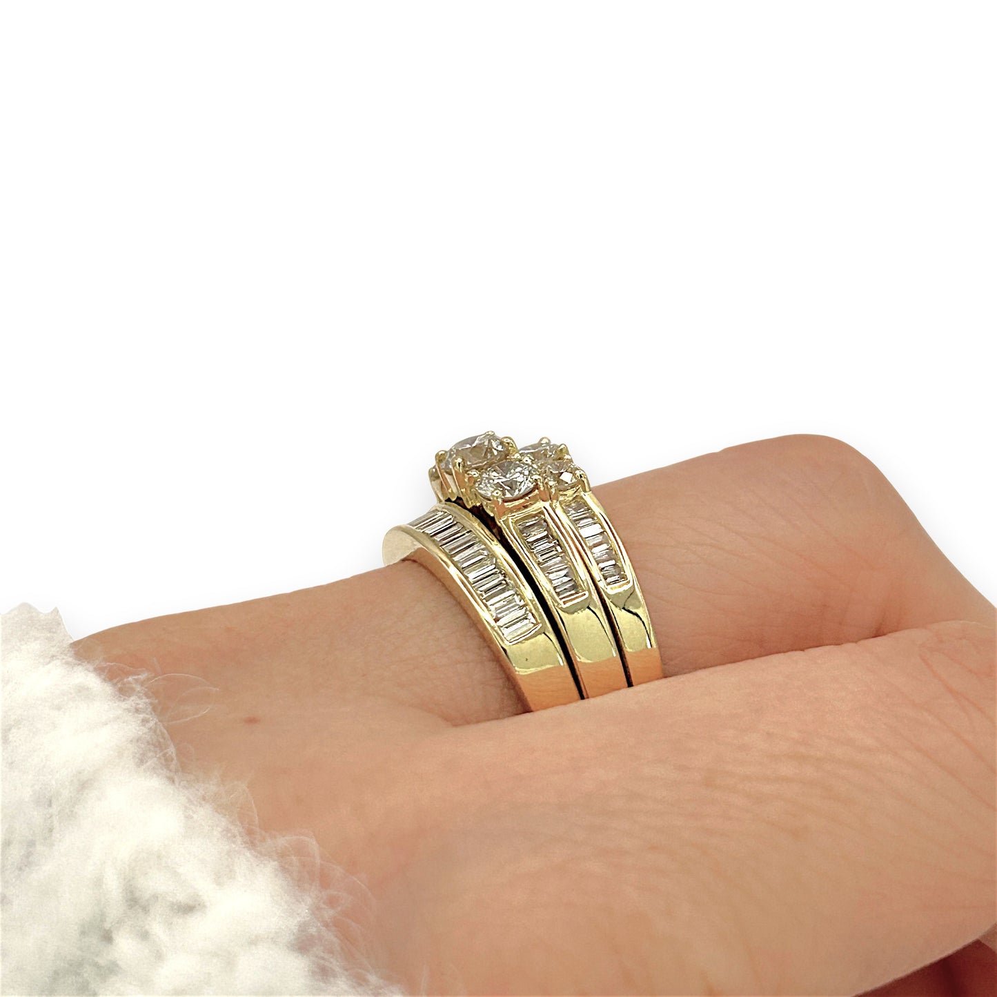 NZGD | 18ct Gold Radiant Trinity Crown Ring Valuation $10,700