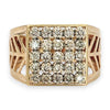 NZGD | 18ct Gold Aurora Edge Spark Ring Valuation $7,200