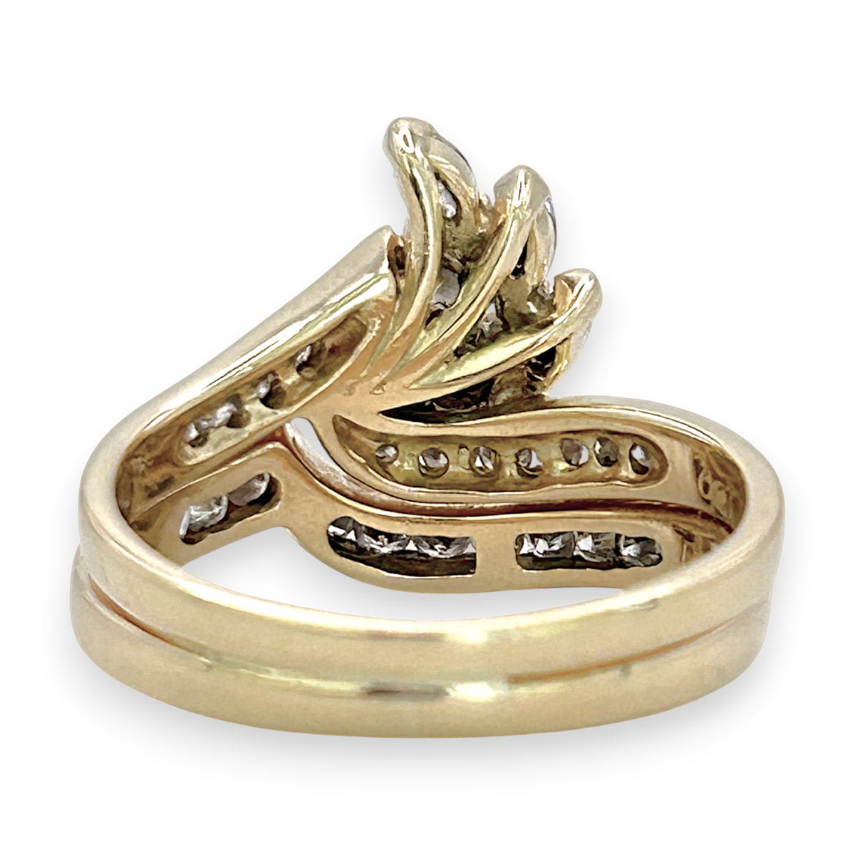 NZGD | 18ct Gold MHJ Celestial Petal Spark Ring Valuation $8,650