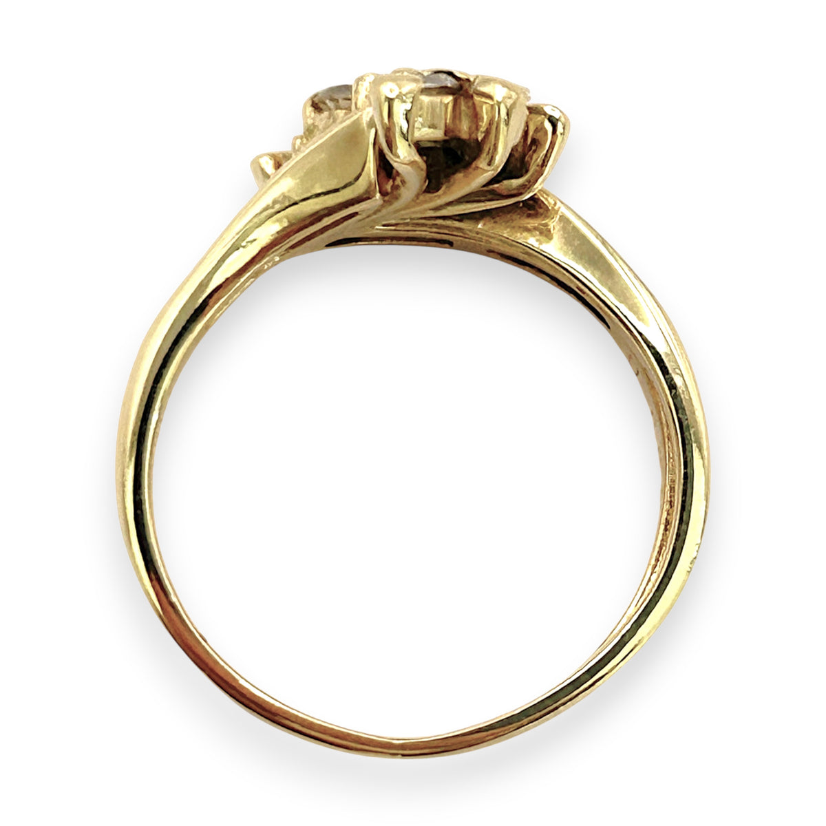NZGD | 18ct Gold MHJ Celestial Petal Spark Ring Valuation $8,650