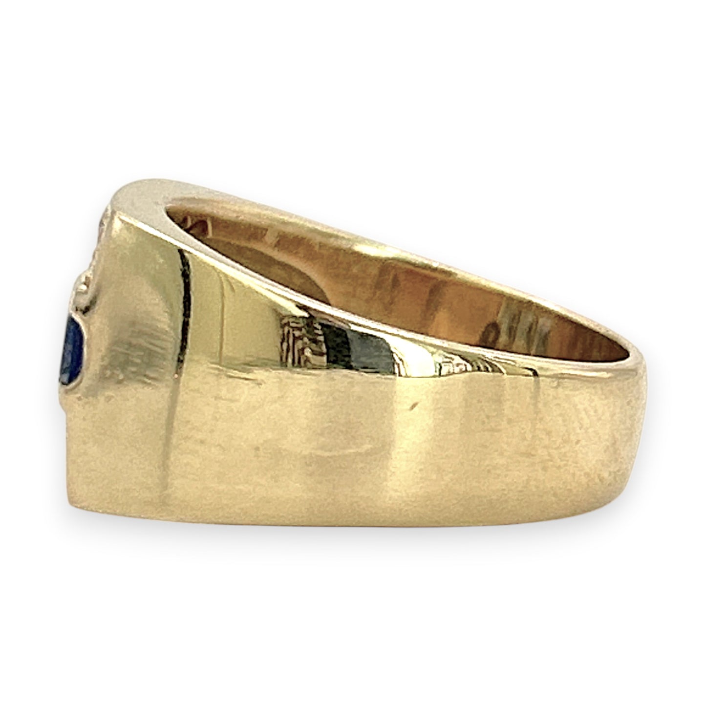 NZGD | 18ct Gold Sapphire Regent Crest Ring Valuation $7,500
