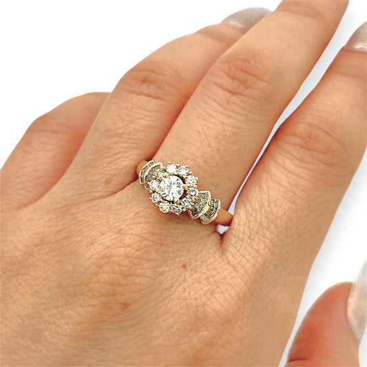 NZGD | 20ct Gold Celestial Diamond Crown Ring Valuation $6,200