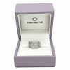 NZGD | 18ct White Gold MHJ Frosted Elegance Halo Ring Valuation $7,000