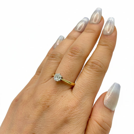 NZGD | 18ct Gold European Solitaire Ring Valuation $8,000