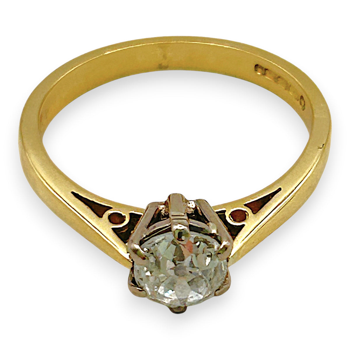 NZGD | 18ct Gold European Solitaire Ring Valuation $8,000