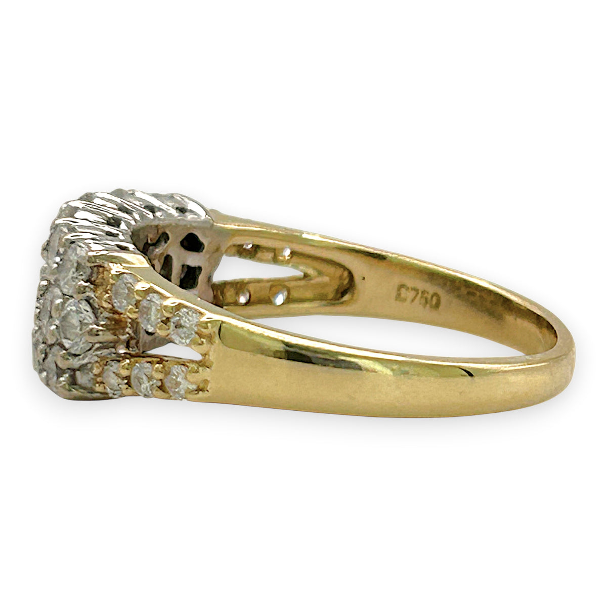 NZGD | 18ct Gold Eternity Crest Radiance Ring Valuation $6,300
