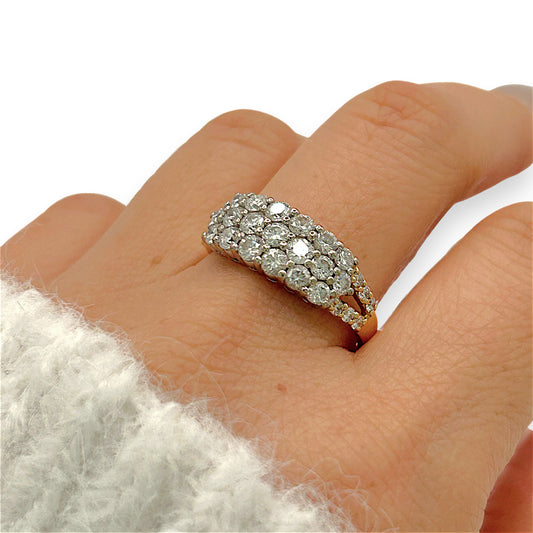 NZGD | 18ct Gold Eternity Crest Radiance Ring Valuation $6,300