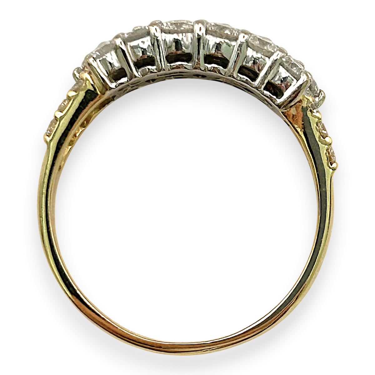 NZGD | 18ct Gold Eternity Crest Radiance Ring Valuation $6,300
