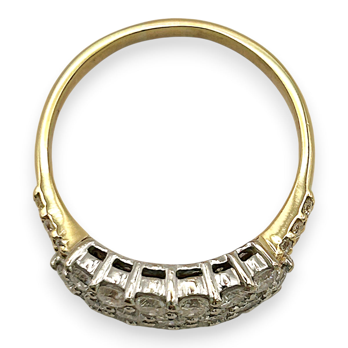NZGD | 18ct Gold Eternity Crest Radiance Ring Valuation $6,300