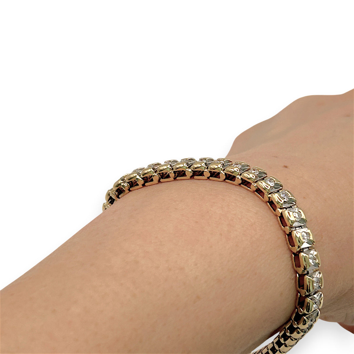 NZGD | 18ct Gold Celestial Éclat Tennis Bracelet Valuation $18,000