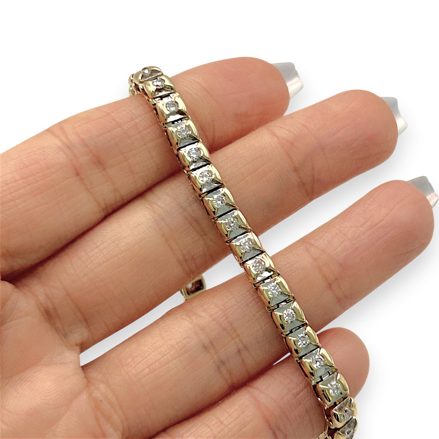 NZGD | 18ct Gold Celestial Éclat Tennis Bracelet Valuation $18,000