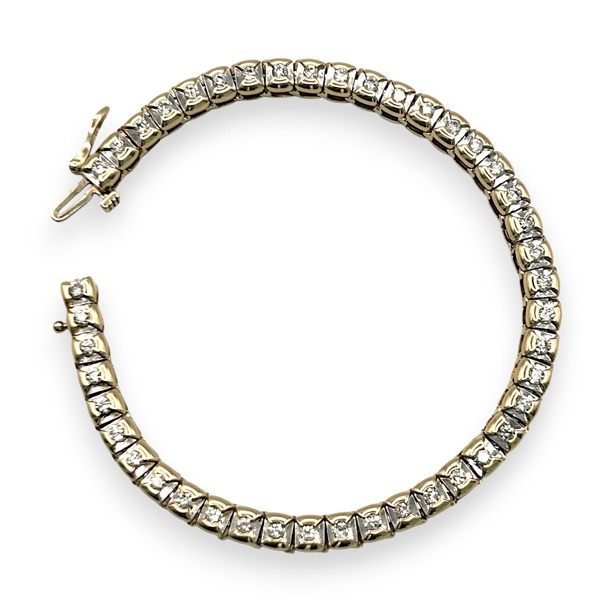 NZGD | 18ct Gold Celestial Éclat Tennis Bracelet Valuation $18,000