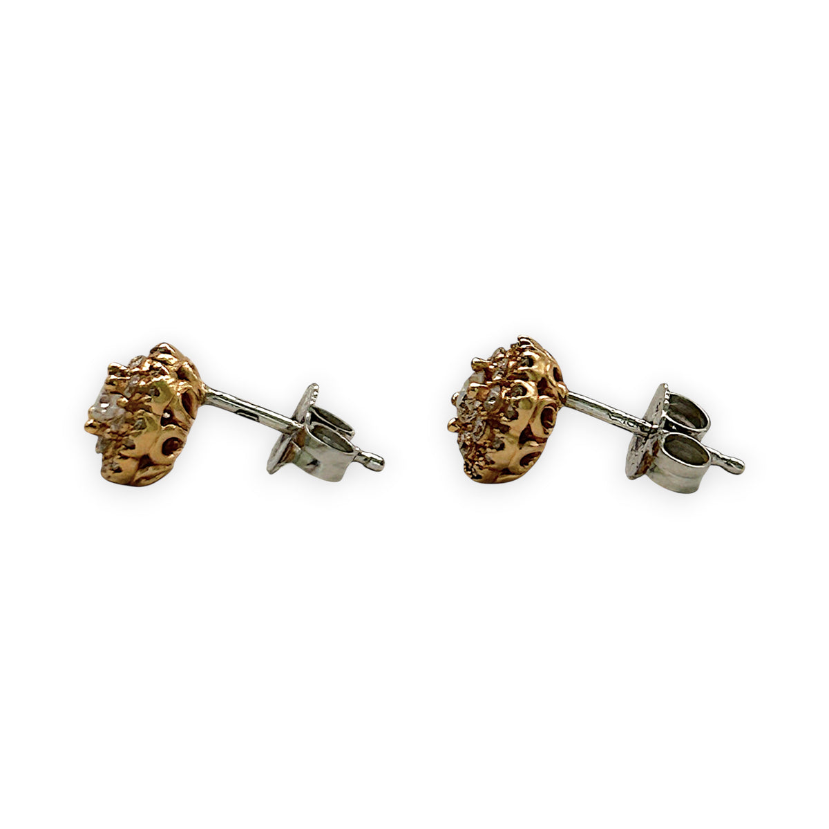 NZGD | 18ct Rose Gold Blush Crown Maple Diamond Earring & Pendant Set