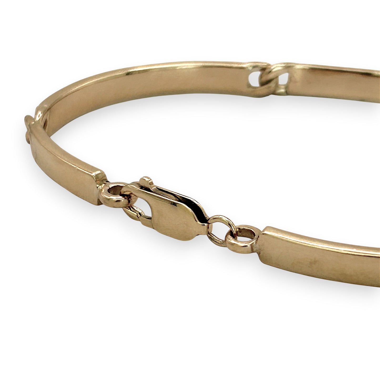 NZGD | 9ct Gold Lustre Curve Bracelet