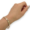 NZGD | 9ct Gold Lustre Curve Bracelet