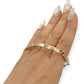 NZGD | 9ct Gold Lustre Curve Bracelet