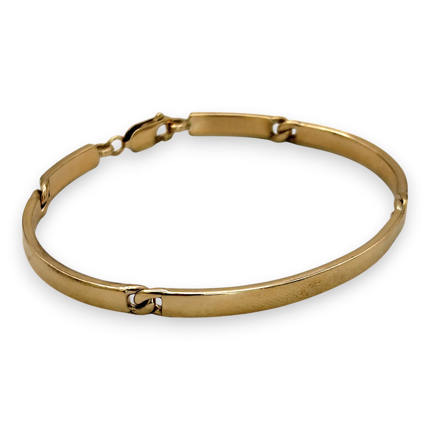 NZGD | 9ct Gold Lustre Curve Bracelet
