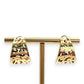 BRAND NEW | 18ct Gold Aurora Filigree Crest Earrings