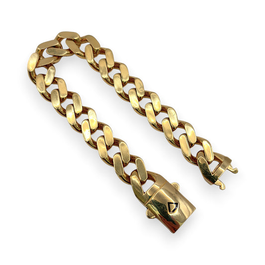 NZGD | 18ct Gold Imperial Cuban Link Bracelet 20.5cm