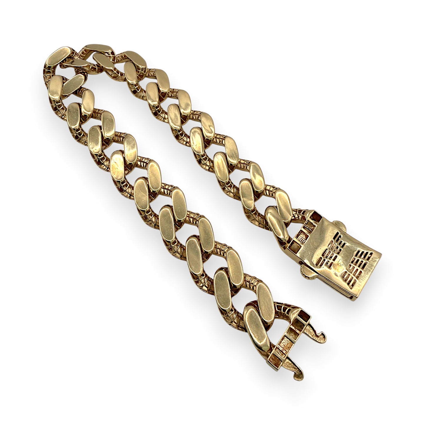 NZGD | 18ct Gold Imperial Cuban Link Bracelet 20.5cm