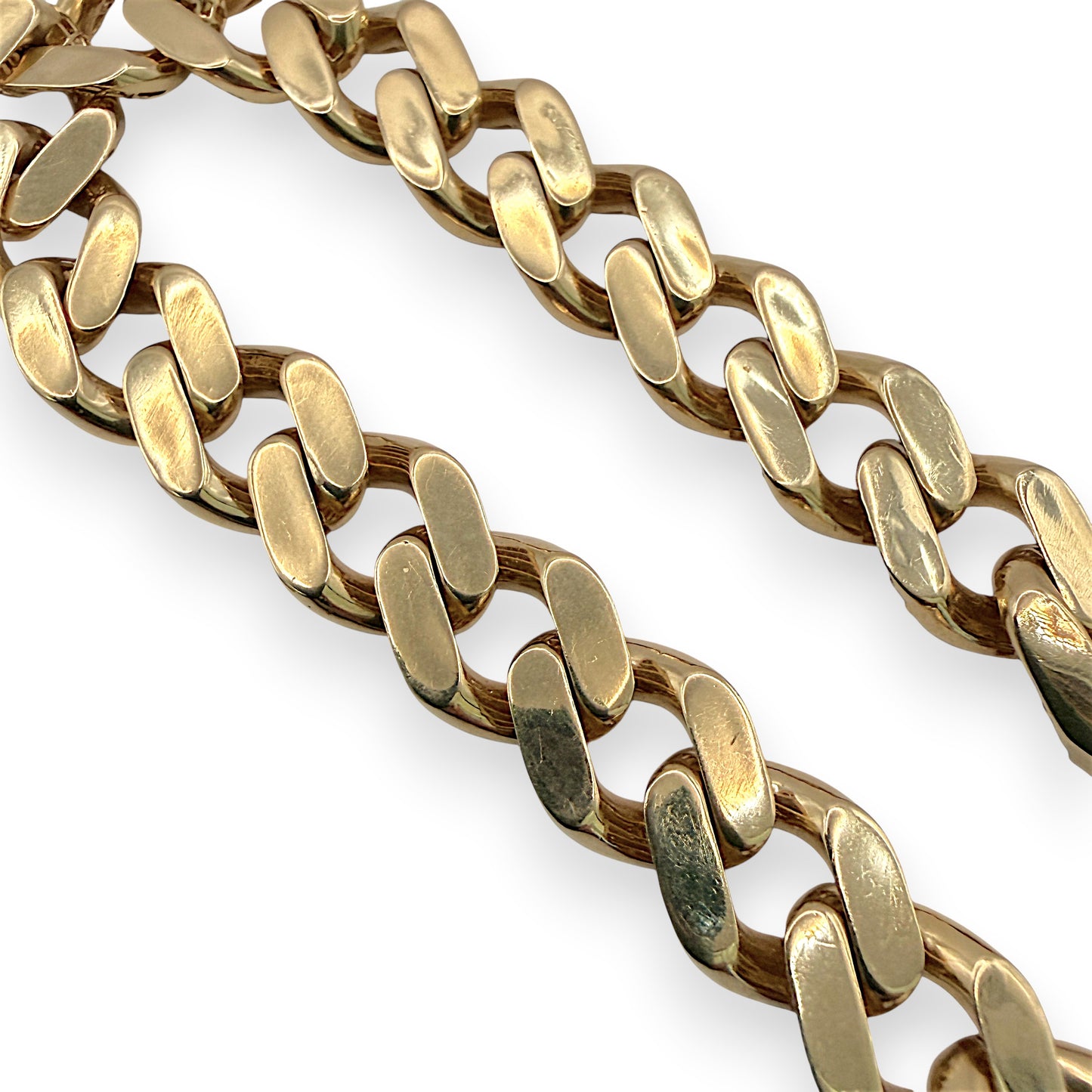 NZGD | 18ct Gold Imperial Cuban Link Bracelet 20.5cm