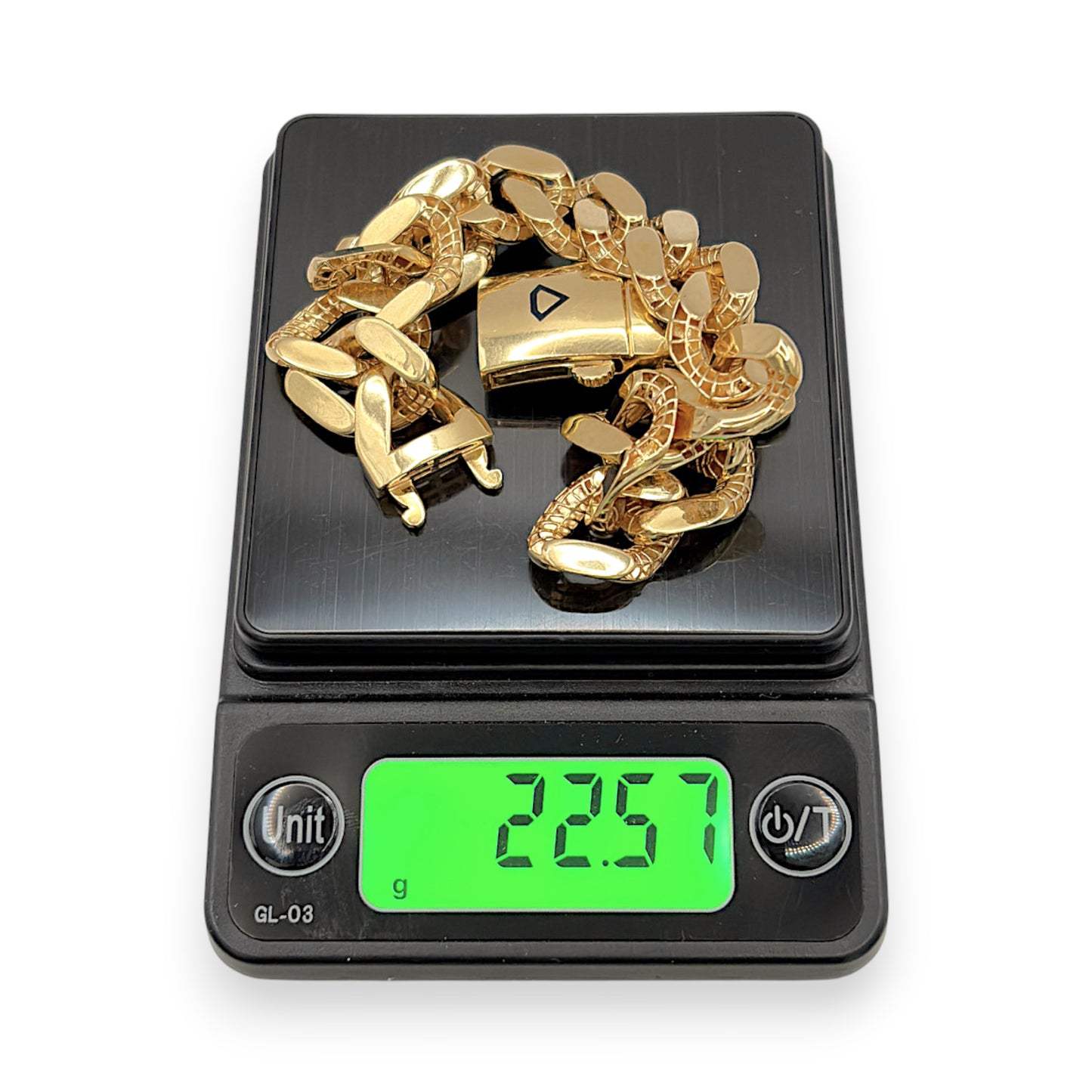 NZGD | 18ct Gold Imperial Cuban Link Bracelet 20.5cm