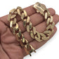 NZGD | 18ct Gold Imperial Cuban Link Bracelet 20.5cm