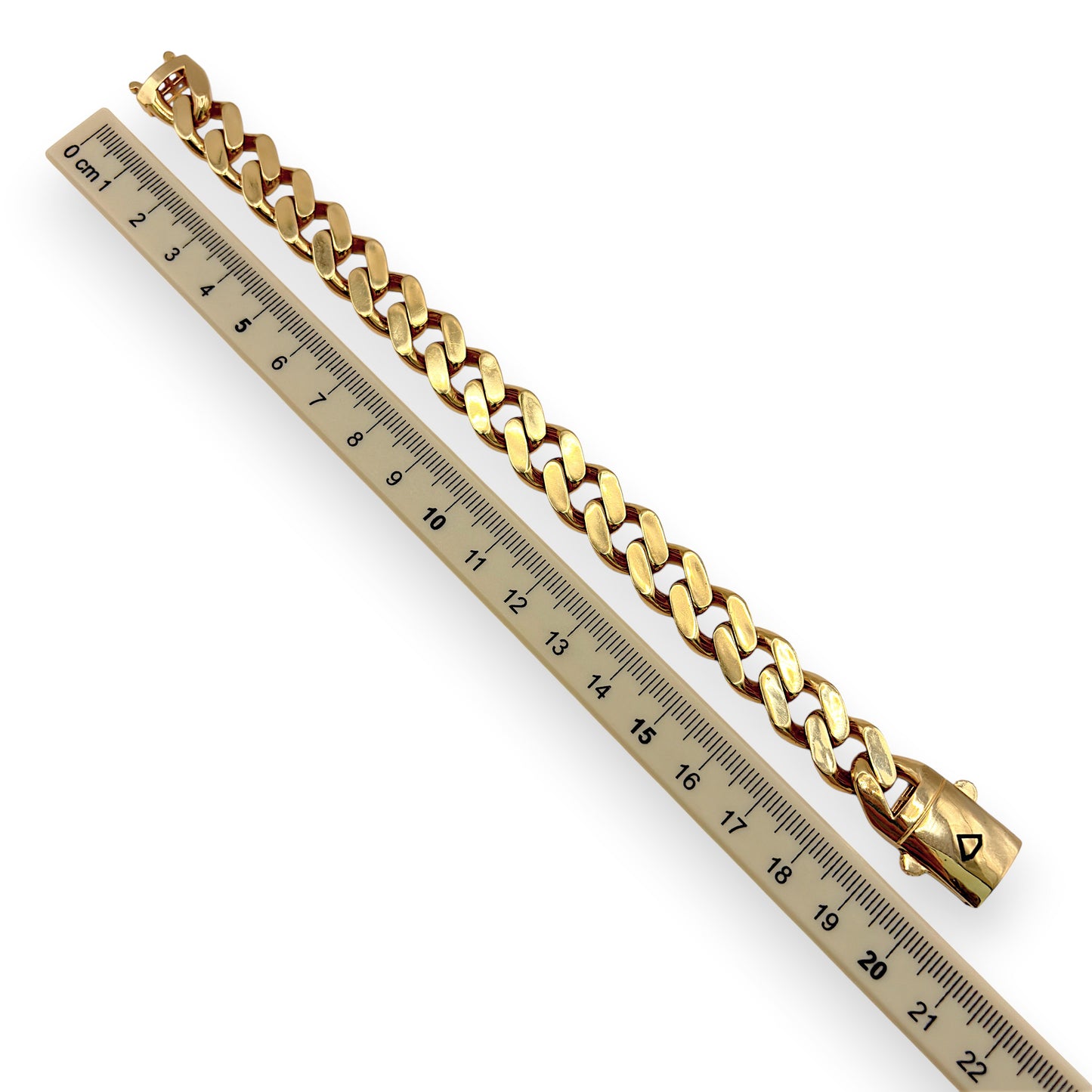 NZGD | 18ct Gold Imperial Cuban Link Bracelet 20.5cm
