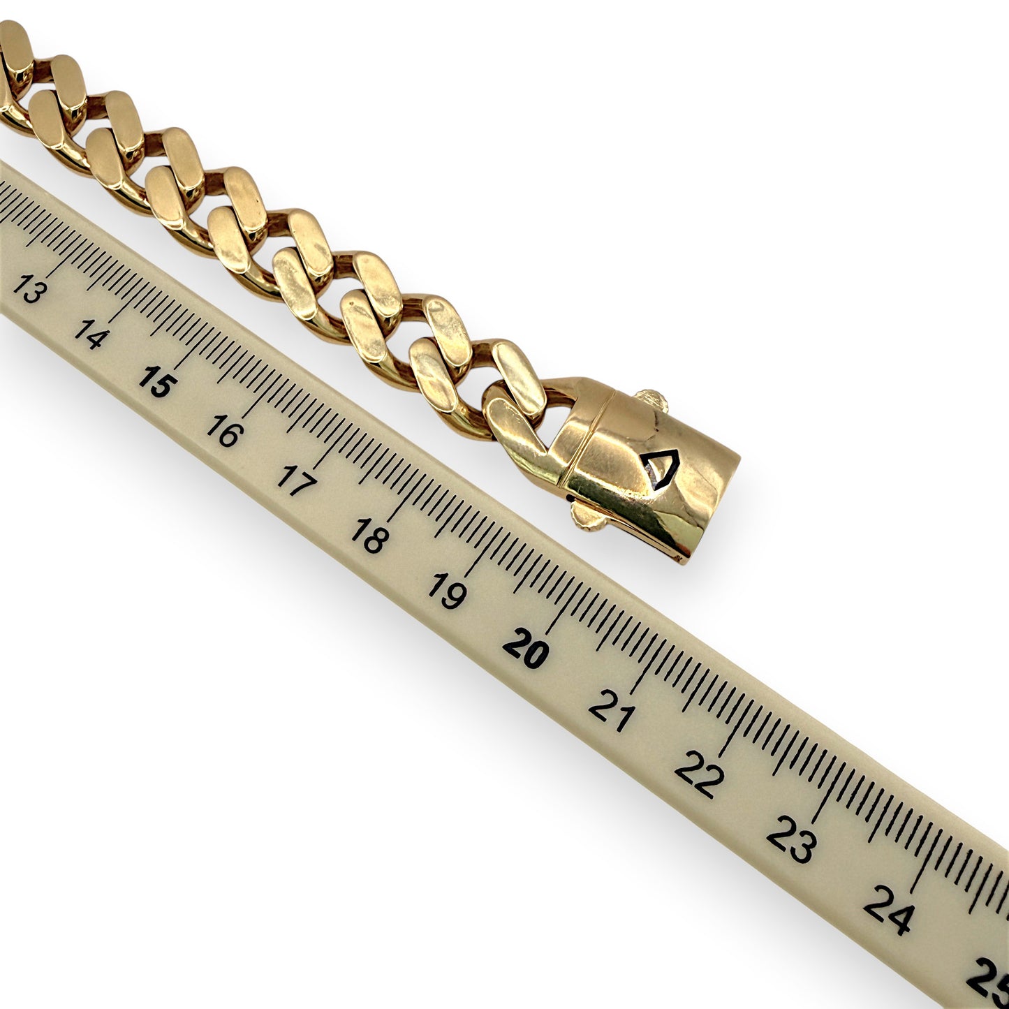 NZGD | 18ct Gold Imperial Cuban Link Bracelet 20.5cm