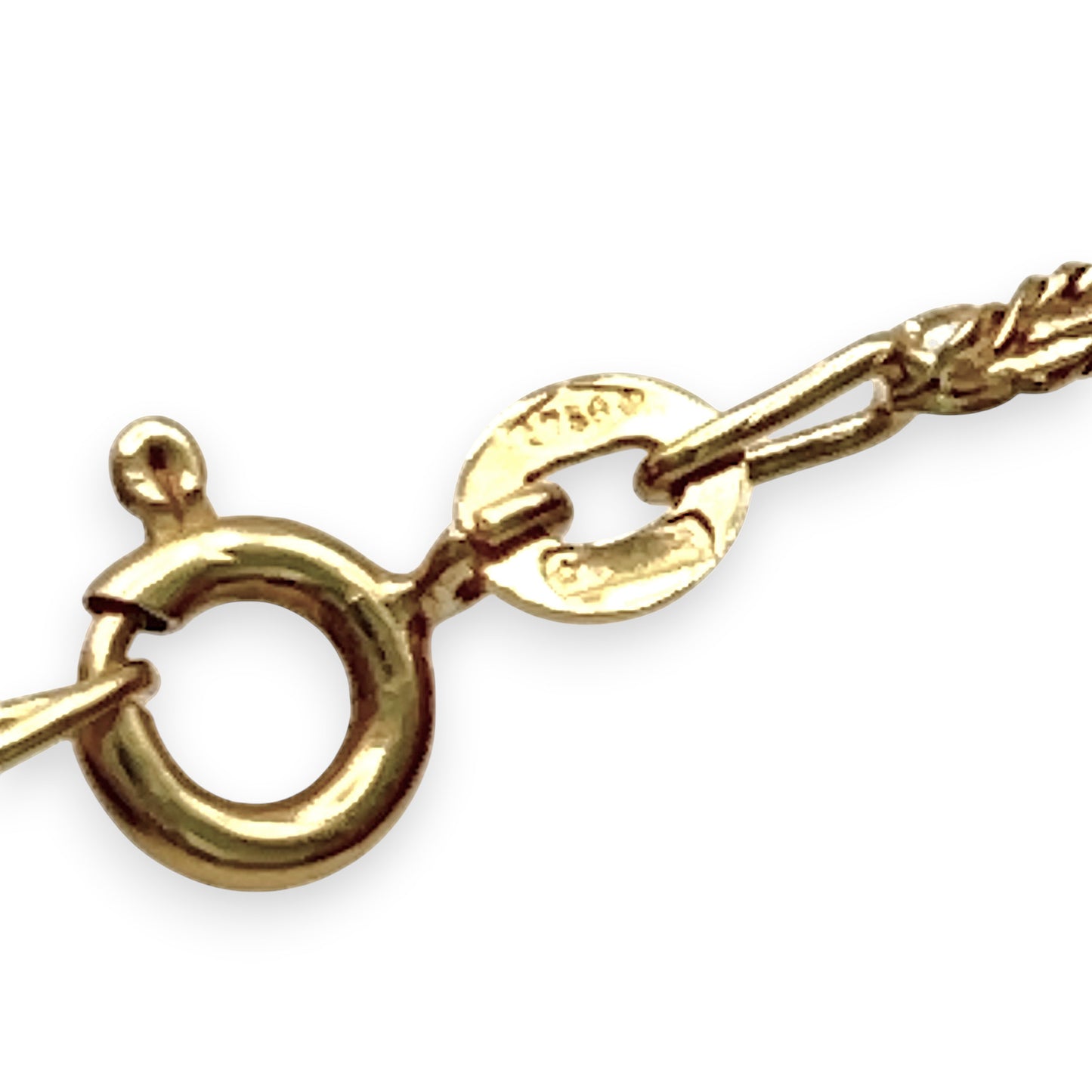NZGD | 18ct Gold UNOAERRE Aurora Wheat‑Cord Chain 79cm