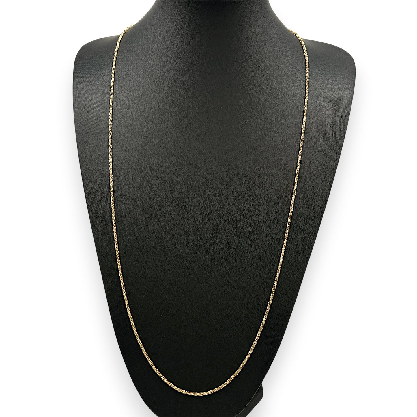 NZGD | 18ct Gold UNOAERRE Aurora Wheat‑Cord Chain 79cm
