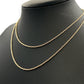 NZGD | 18ct Gold UNOAERRE Aurora Wheat‑Cord Chain 79cm