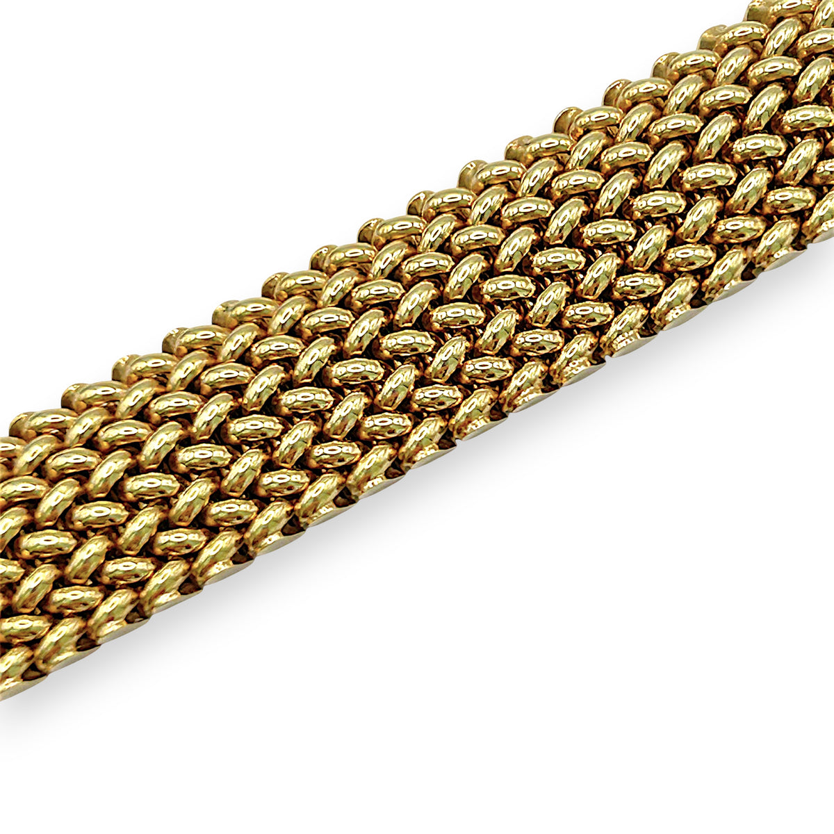 NZGD | 14ct Gold Radiant Woven Glow Bracelet 19cm