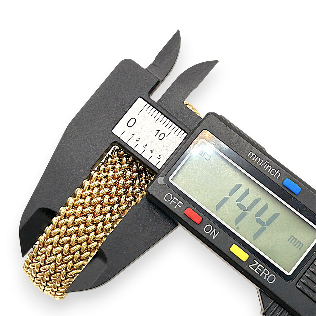 NZGD | 14ct Gold Radiant Woven Glow Bracelet 19cm