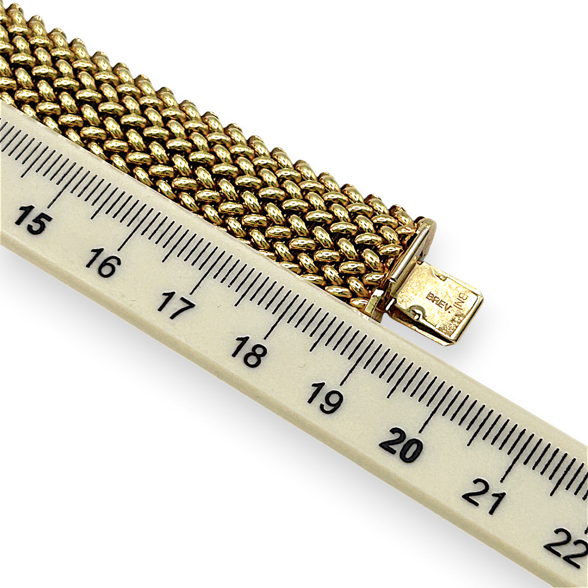 NZGD | 14ct Gold Radiant Woven Glow Bracelet 19cm