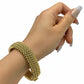 NZGD | 14ct Gold Radiant Woven Glow Bracelet 19cm