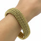 NZGD | 14ct Gold Radiant Woven Glow Bracelet 19cm