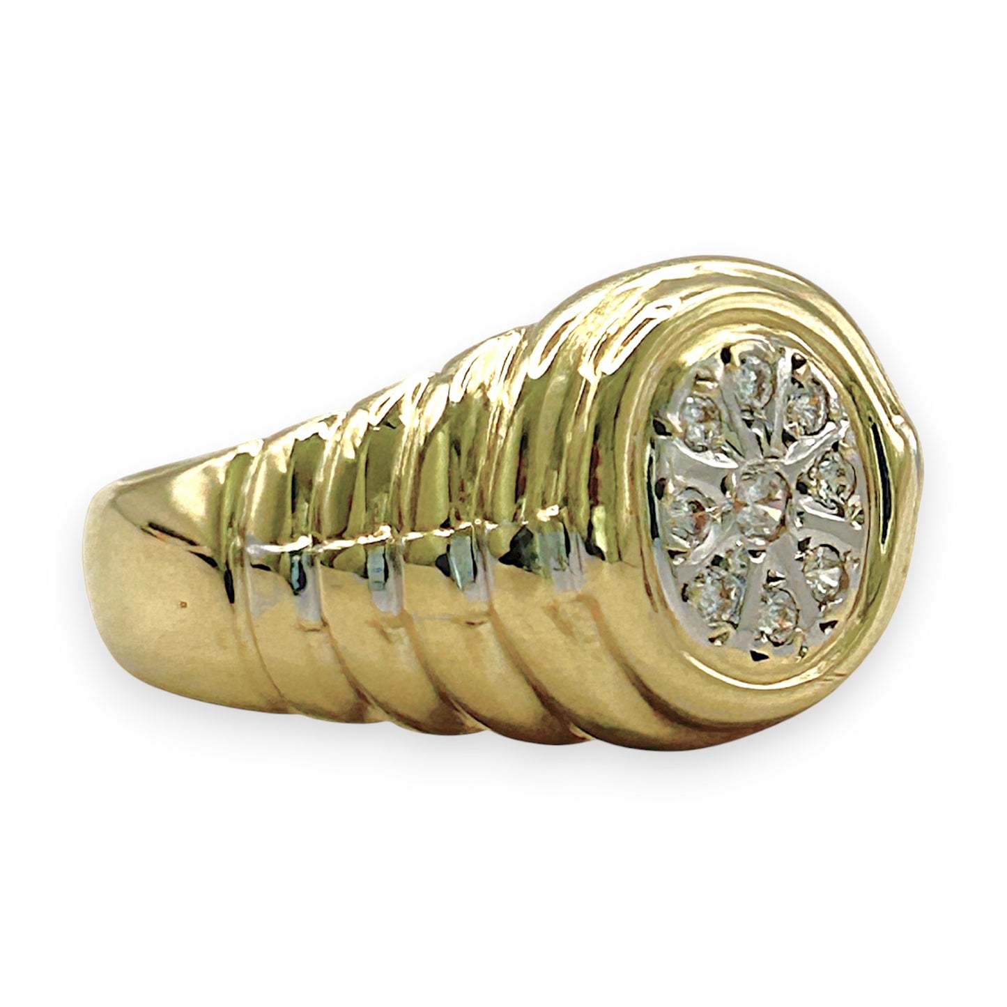 NZGD | 14ct Gold Celestial Bloom Ring Valuation $3,400