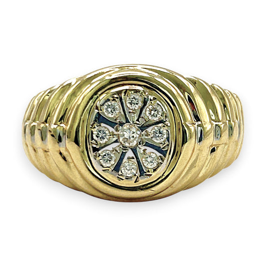 NZGD | 14ct Gold Celestial Bloom Ring Valuation $3,400