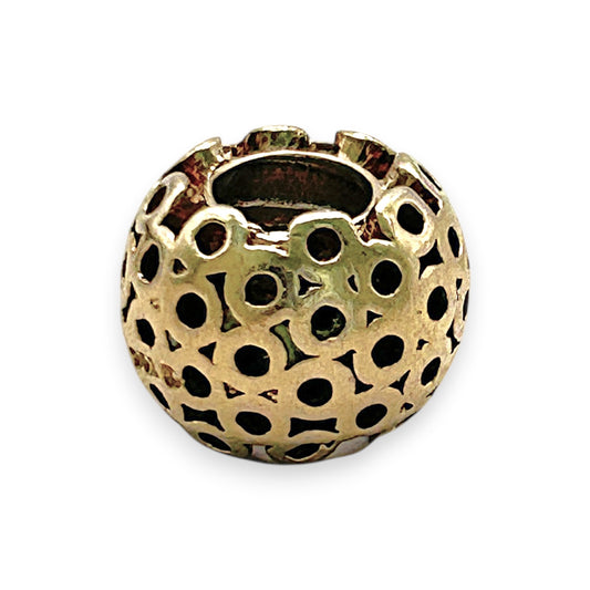 NZGD | 14ct Gold Bead Charm - Golden Whisper Orb