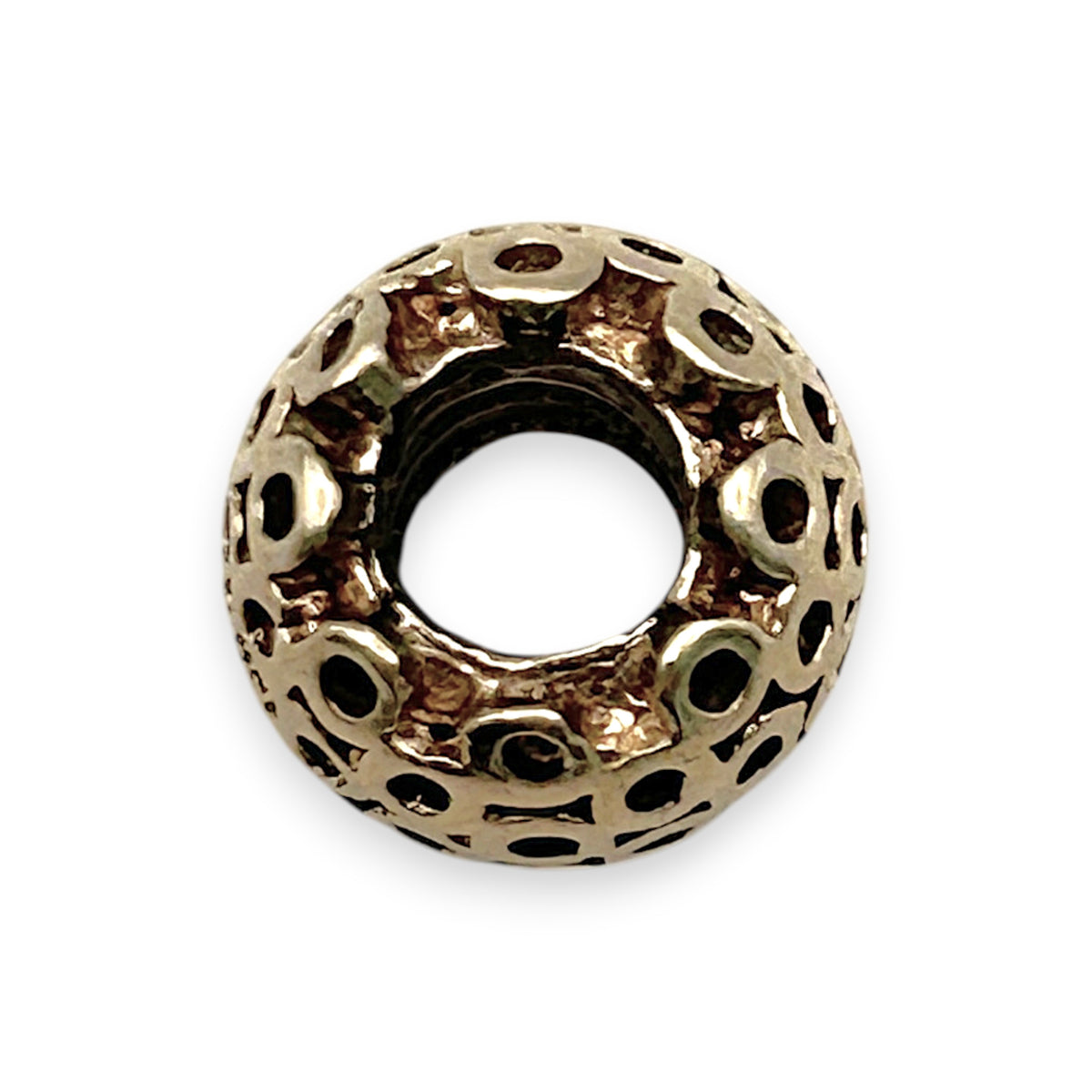 NZGD | 14ct Gold Bead Charm - Golden Whisper Orb