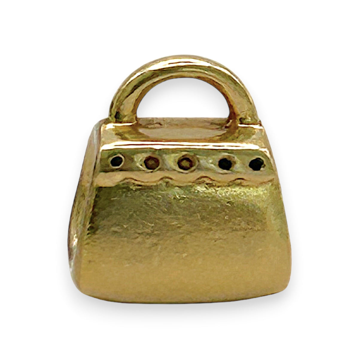 NZGD | 14ct Gold PANDORA charm - Purse with Natural Diamond